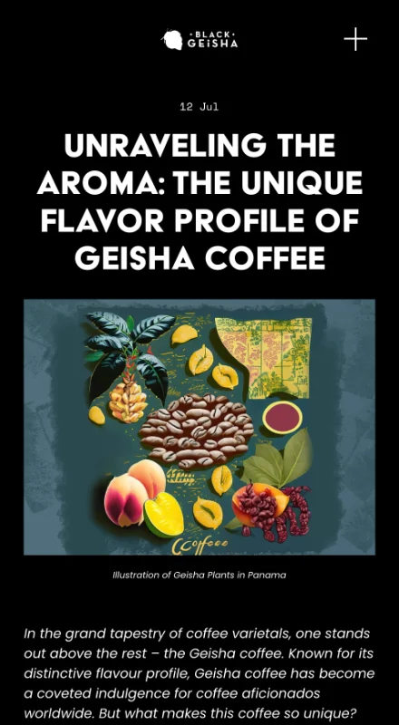 BG Geisha Coffee Flavor Profile